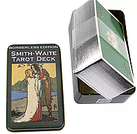 Карты Таро Уэйта - Смит, Безрамочное издание (Smith - Waite Borderless Edition tarot) в жестяной коробочке.