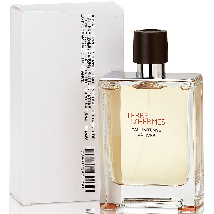 Чоловічі парфуми Hermes Terre D'Hermes Eau Intense Vetiver 100 мл тестер, цитрусовий деревний аромат, фото 1