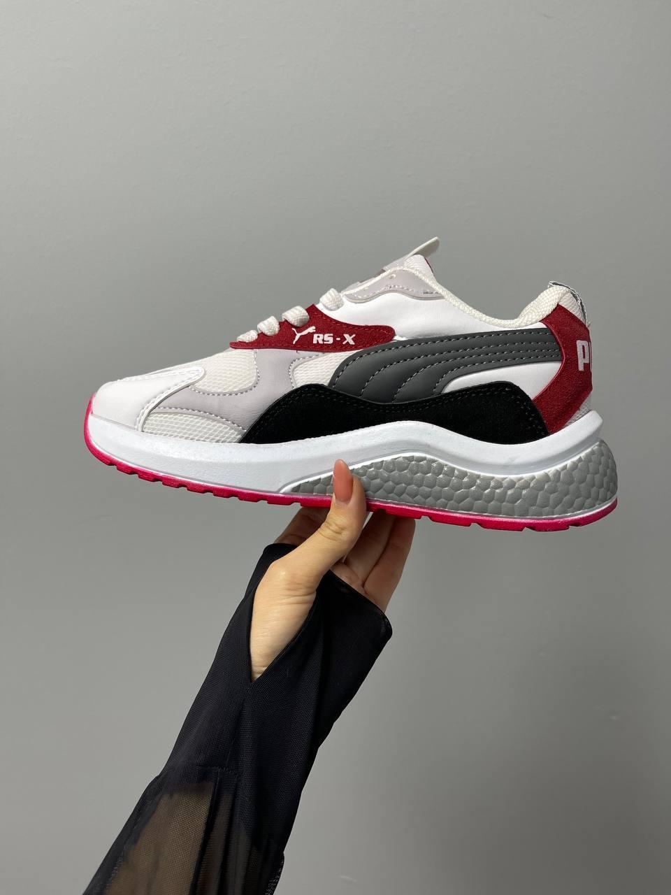 Puma rs x white clearance red