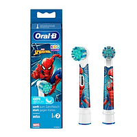 Насадки детские на электрощетку Oral-B Kids Спайдер Мэн (Spider-Man) 2 шт Орал би детская насадка Человек паук