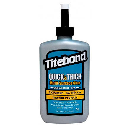 Клей TITEBOND Quick & Thick Multi-Surface Glue універсальний (2403), 237 мл, фото 1