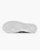 Кросівки Nike Air Force 1 White Low / Найк Аїр Форс Білі Низькі, фото 4