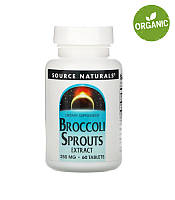 Source Naturals, екстракт паростків броколі, 250 мг, 60 таблеток