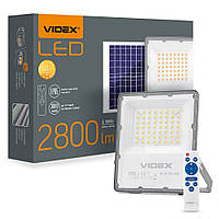 LED прожектор автономный VIDEX 30W 5000K