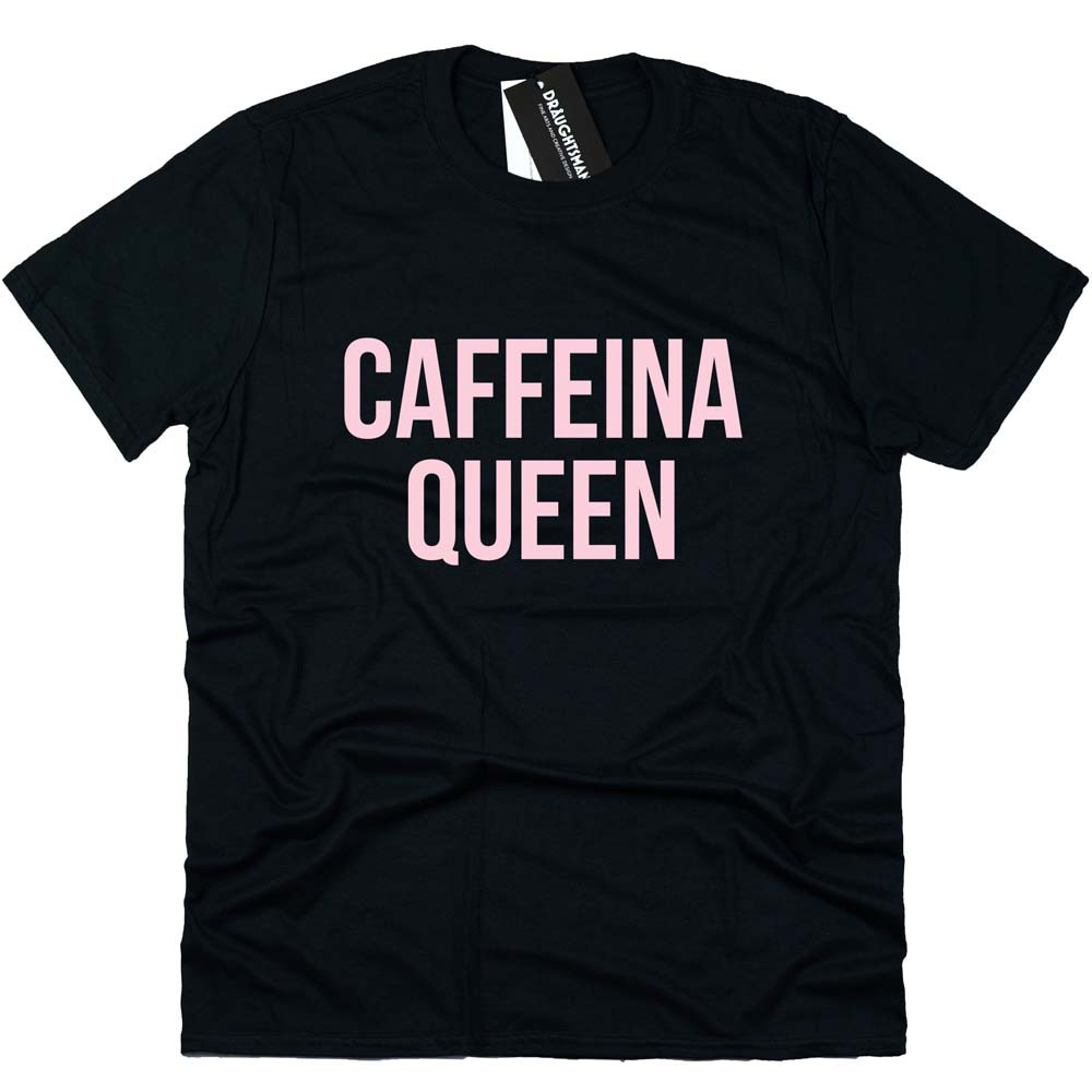 Унісекс-футболка з принтом "CAFFEINA QUEEN".