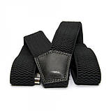 Подовжені підтяжки Gofin suspenders Y-подібні 4 см Чорні (PBP-4657), фото 2