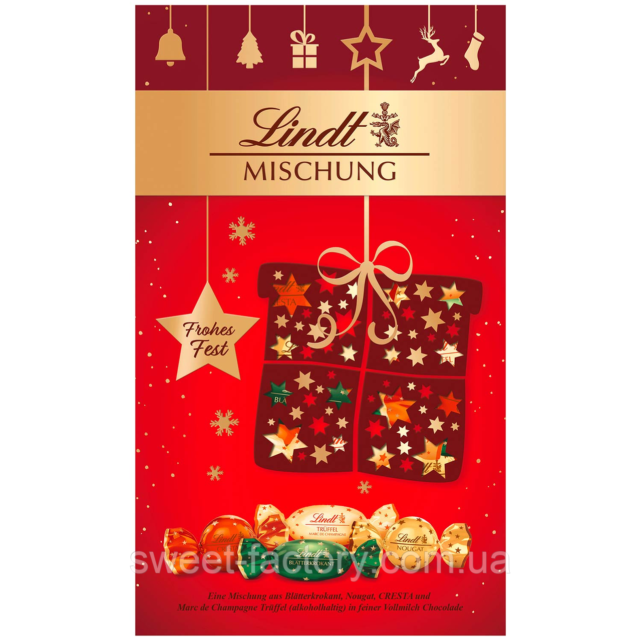 Цукерки Lindt Mischung Geschenk 180g