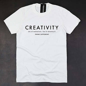 Унісекс футболка з принтом "Creativity"