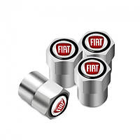 Ковпачки на ніпель для Фіат Alitek Short Silver Fiat (4 шт.)