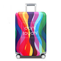 Чохол для валізи Turister модель Don't Touch розмір M Різнобарвний (DnT_147M)