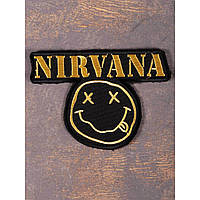 Нашивка Nirvana Logo And Smile вишита