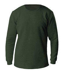 Термо-футболка мужская с длинным рукавом, зеленый XXXL
