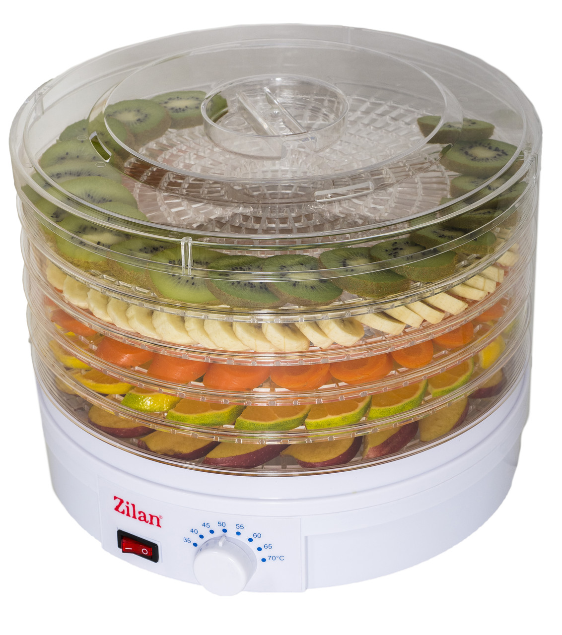 Купить Дегидратор Zilan ZLN9645 круглый, 5 ярусов, 245W 2, цена 2522 ...