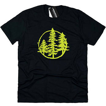 Унісекс футболка з принтом «Ліс»