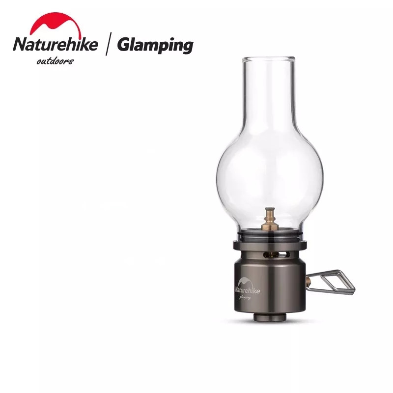 Лампа газова / туристичний світильник Naturehike Gas Tank Light grey