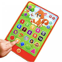 Дитячий інтерактивний планшет Забави Вотика-Мурчика "Limo Toy" цифри, фігури, пісні, тварини, кольори 12+ мес 19-25-2,5см (SK0016), фото 3