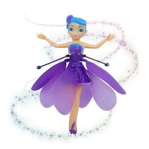 Інтерактивна Літаюча Іграшка Літаюча Фея Flying Fairy Фиолетова (Керування від руки) hd908