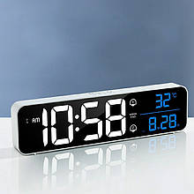 Настільний електронний годинник Mids з акумулятором, термометром і календарем.