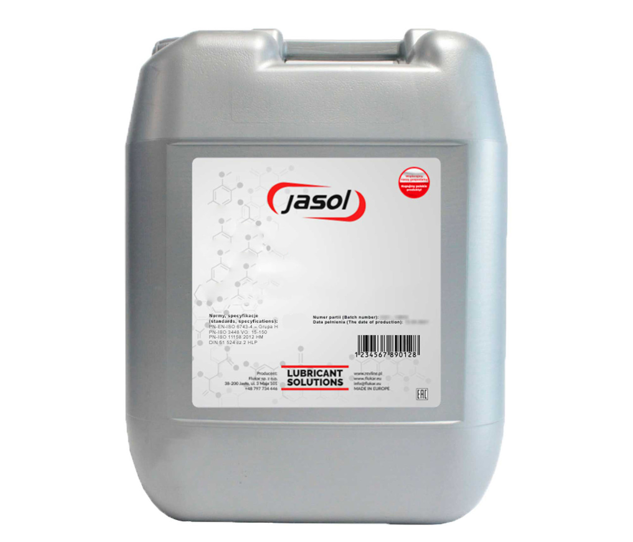 Трансмисiйна олива JASOL Gear OIL GL-4 75w90 Semisynthetic 10л