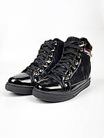 Снікерси кросівки демісезонні жіночі Canoa 982-2 чорні