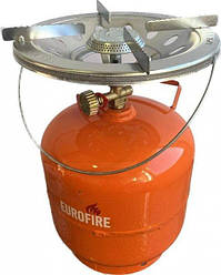Комплект газовий кемпінг із конфоркою для приготування їжі на газу EuroFire балон із пальником 5 кг