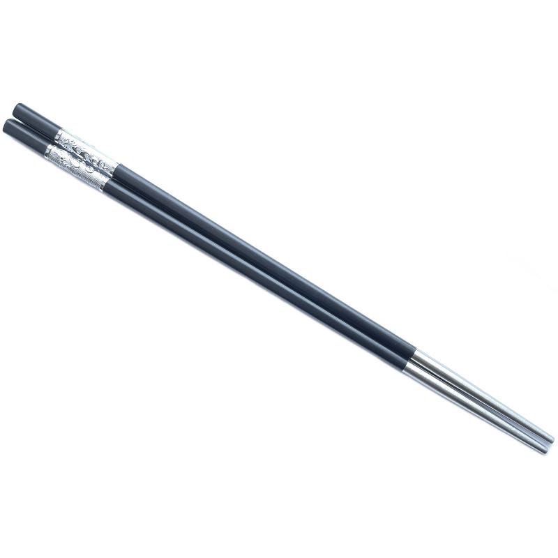 Палички для їжі метал+пластик Zollor 27 см