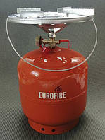 Комплект газовий кемпінг із конфоркою для приготування їжі на газу EuroFire балон із пальником 3 кг