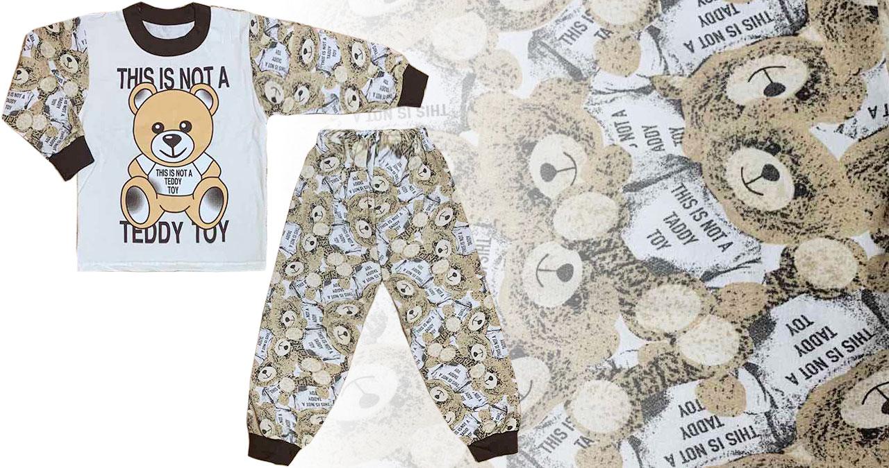 Піжама з начосом Ведмедик 03.13.34, фото 1