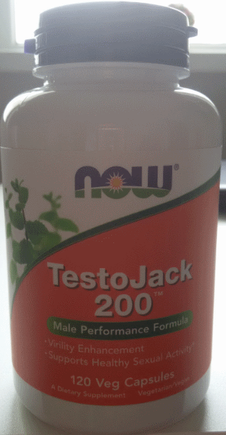 Вітаміни для чоловіків Now Foods, TestoJack 200 120vcaps, фото 1