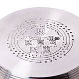 Набір каструль Kamille з нержавіючої сталі 12 предметів (1.8 л, 2.3 л, 3.0 л, 5.5 л) KM-4704S, фото 4