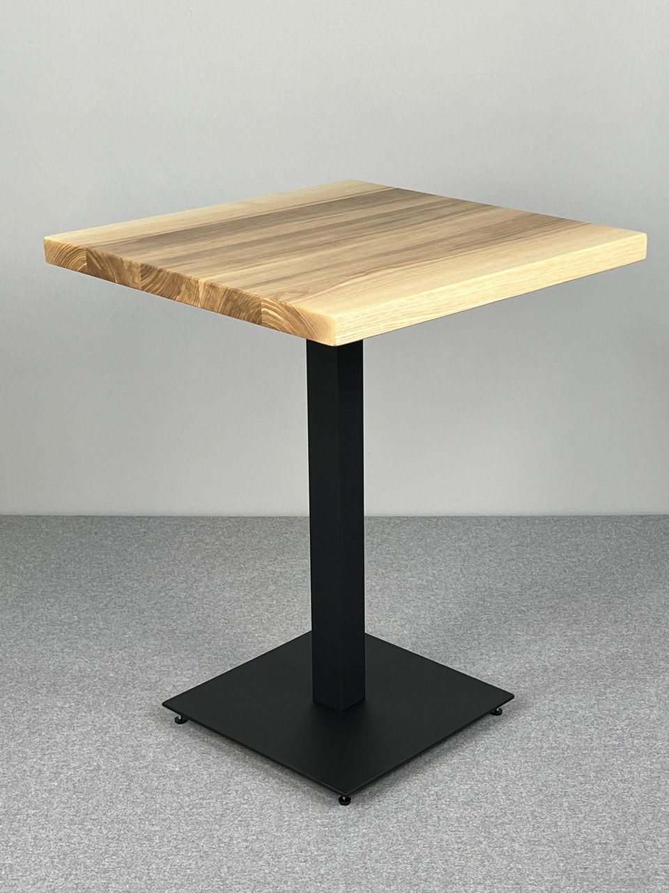 Купити Стіл для кафе "Серія 1" 60х60 см з натурального дерева та металу ...