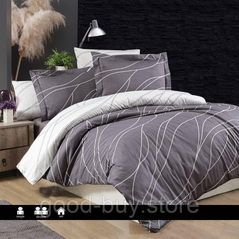 First Choice Mesi Quick silver постільна білизна сатин євро 200х220