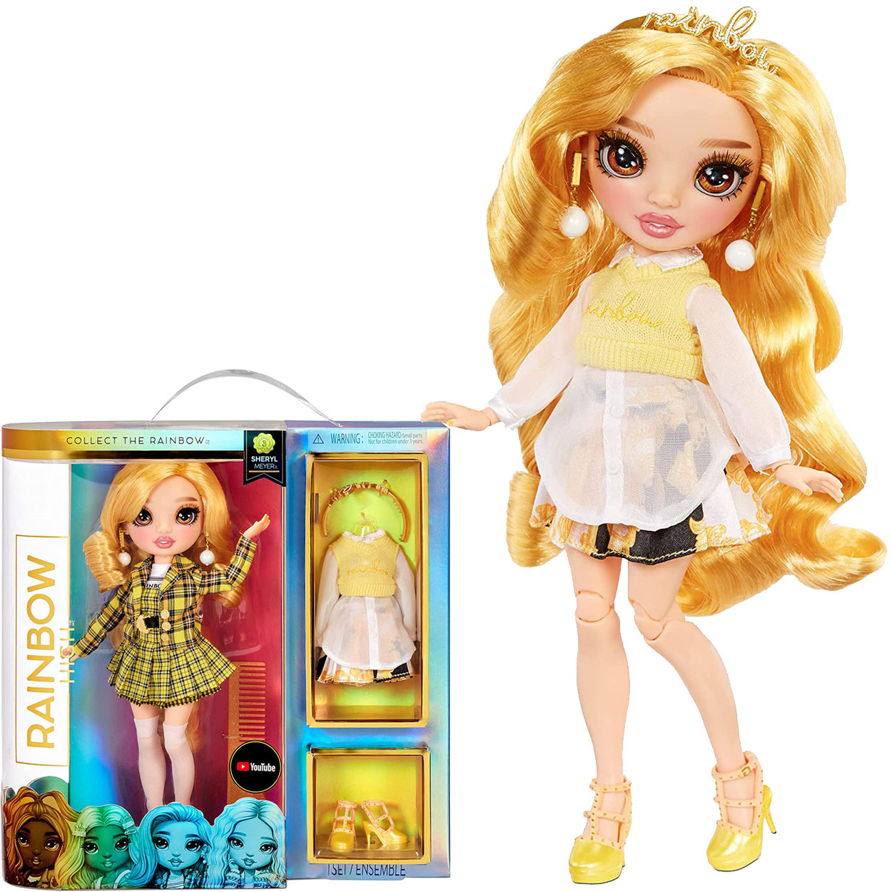 Лялька Рейнбоу Хай Шеріл Мейєр Маргаритка 3 Серія Rainbow High Series 3 Sheryl Meyer 575757