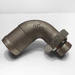 Ялинка на шланг НТ кут 90° 1" - Ø 44 алюміній HYVA 14799020A