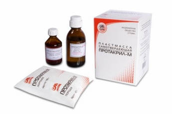 Пластмаса для лагодження сьемных протезів Протакрил-М