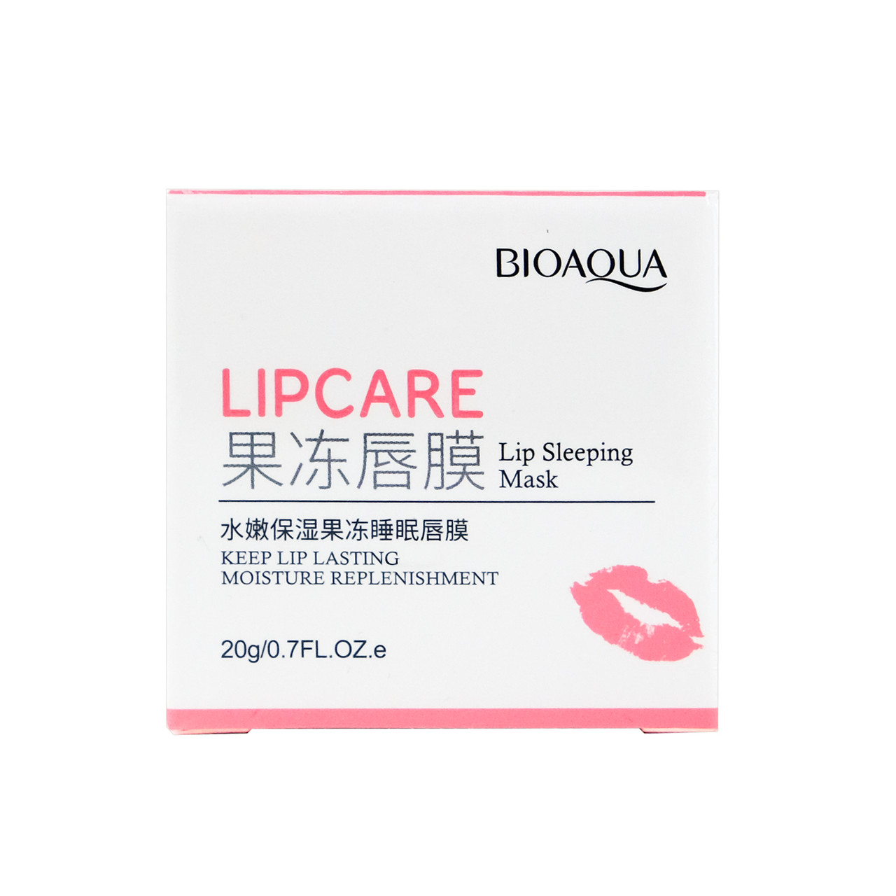 Нічна маска для губ BIOAQUA Lip Sleeping Mask з екстрактом полуниці 20 г