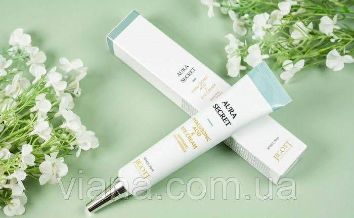 Крем для повік зволожувальний із гіалуроновою кислотою Jigott Aura Secret Hyaluronic Acid Eye Cream 50 мл, фото 1