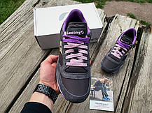 Жіночі кросівки Saucony Jazz Triple 60530-11s Grey Purple сірий Оригінал, фото 5