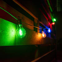 Электрогирлянда-ретро LED уличная Yes! Fun, 10 ламп, d=60мм, 8м