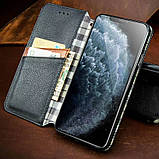 Чехол на Samsung Galaxy A72 4G / A72 5G ( 41836_6 ) Черный кожаный чехол на самсунг а72, фото 5