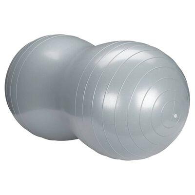 М'яч для фітнесу Avento форма арахіс 50 х 100 см срібний