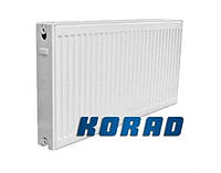 Стальний радіатор Korad 22K 300/1400, радіатор панельний бокове підключення
