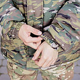 Куртка-бушлат Grifon Green ПМК-322 на хутрі Мультикам плащівка, фото 8