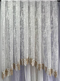 Готова завіска, арка жакард Мармур (3 м. 4м. 5м.) (1,55) на (1,25) 5