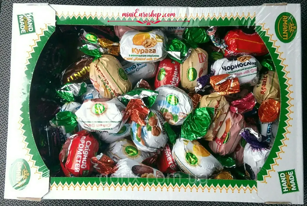 Цукерки Amanti асорті паковання 1 кг