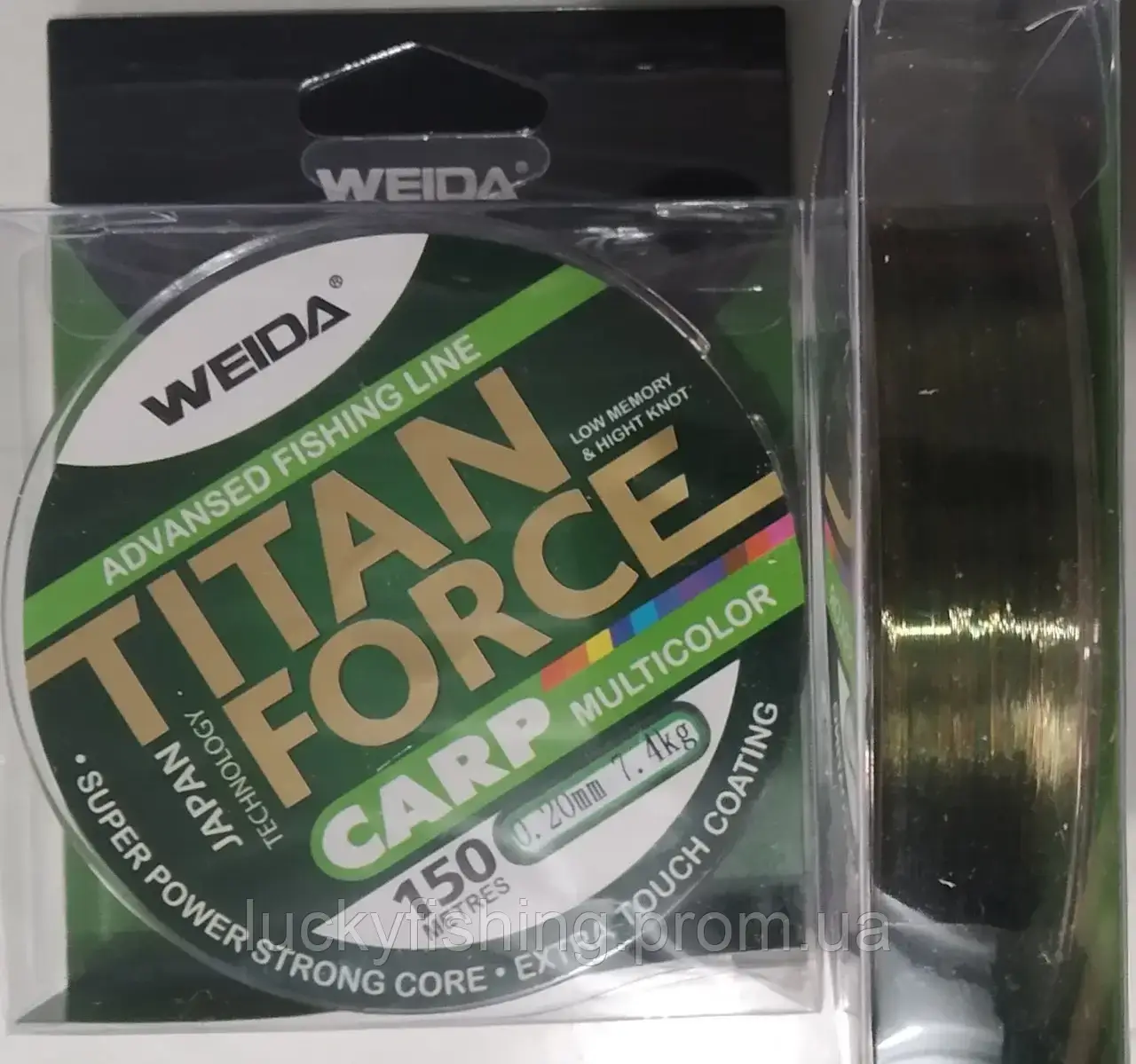 Волосінь Weida Titan Force Carp MC 150m 0.18mm