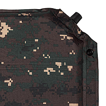 Каремат самонадувний килимок туристичний 190x60x3 см з подушкою Ranger Tibet Camo камуфляж 6641, фото 6