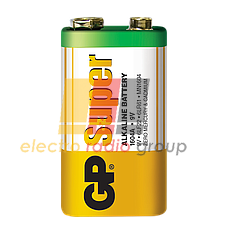 Батарейка gp 1604А-S1 Alkaline 6lf22, крона 9V