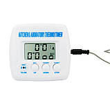 Кухонний термометр електронний TA238 з РК-дисплеєм, термометр для їжі з виносним датчиком, фото 5