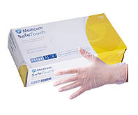 Вінілові прозорі рукавички Medicom, розмір М, 100 шт, Прозорі